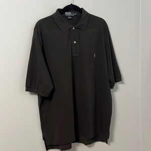 Men’s Cotton Polo Ralph Lauren Gray Polo Short Sleeve Shirt